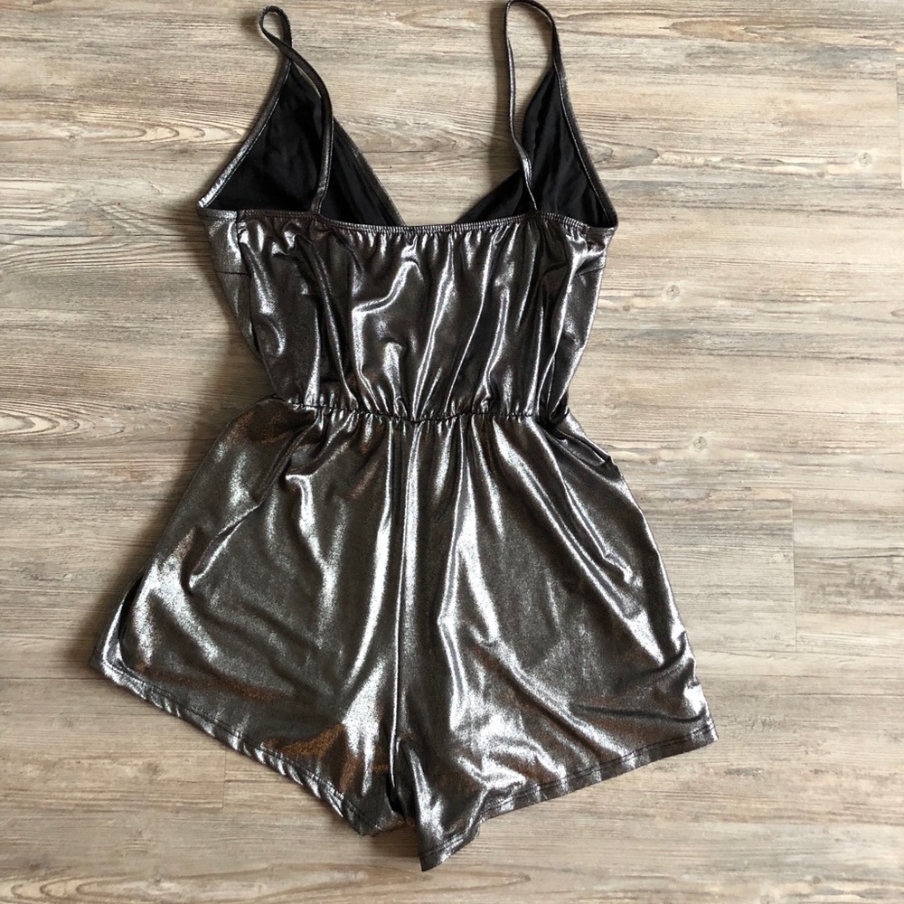 Urban Outfitters Ecote Metallic skirted romper - Picture 6 of 8